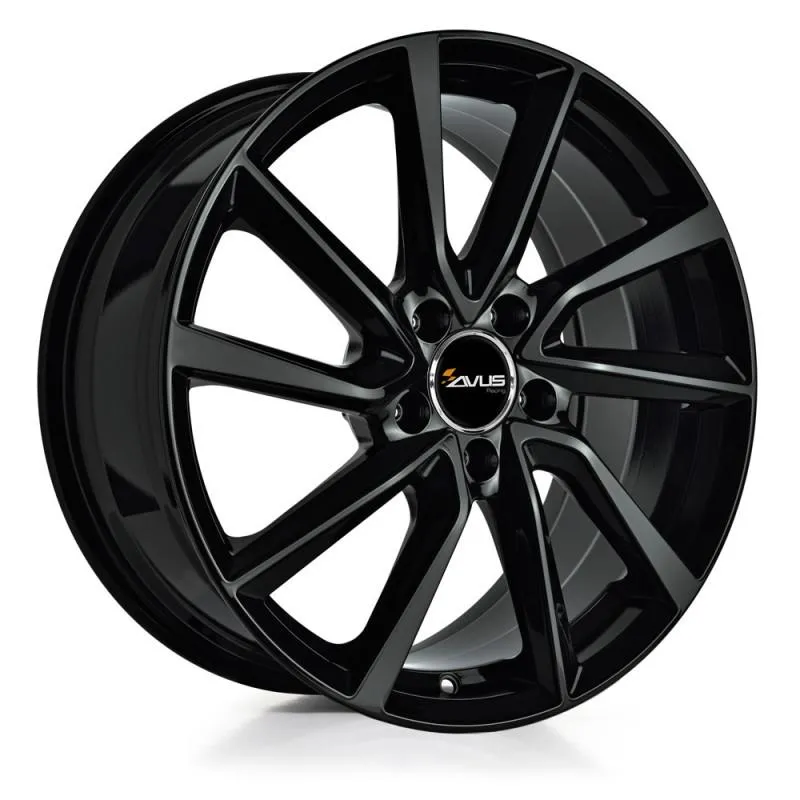 Llanta avus ac-518 rd1 7x17 5x114 et39 60.1 black